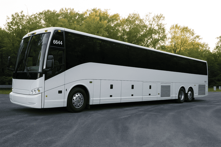 exterior of Bus Rental Company Kissimmee coach bus