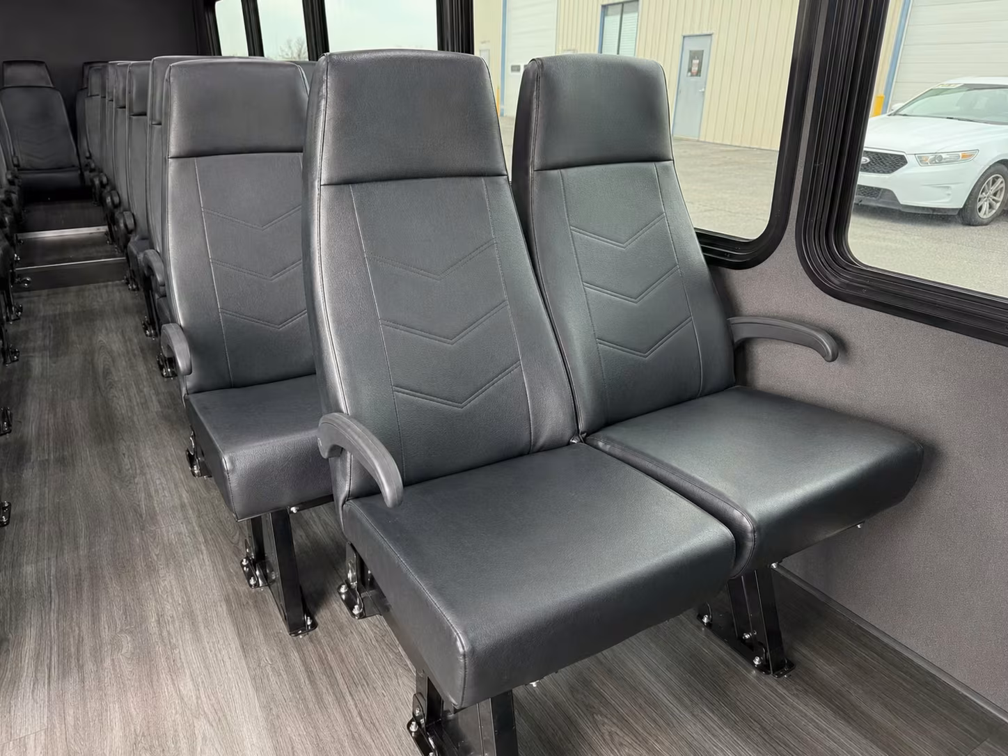 15 passenger minibus interior