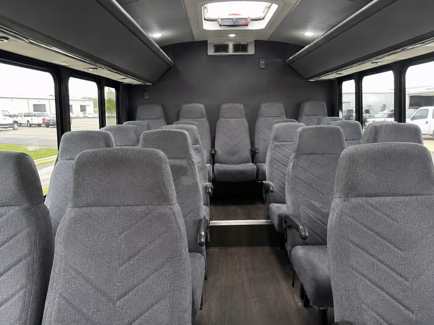 18 passenger minibus interior