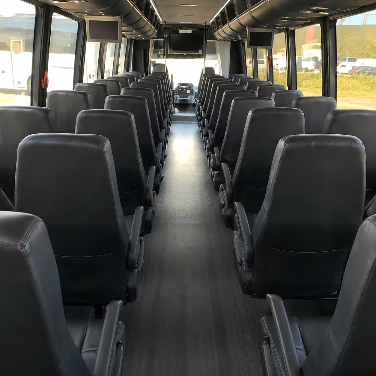 30 passenger minibus inside