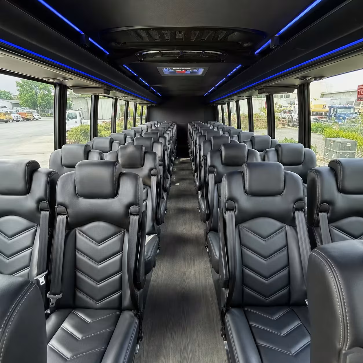 35 passenger minibus interior