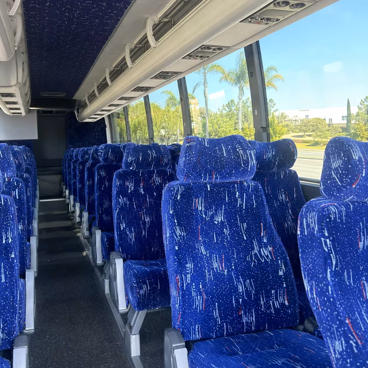 kissimmee charter bus interior