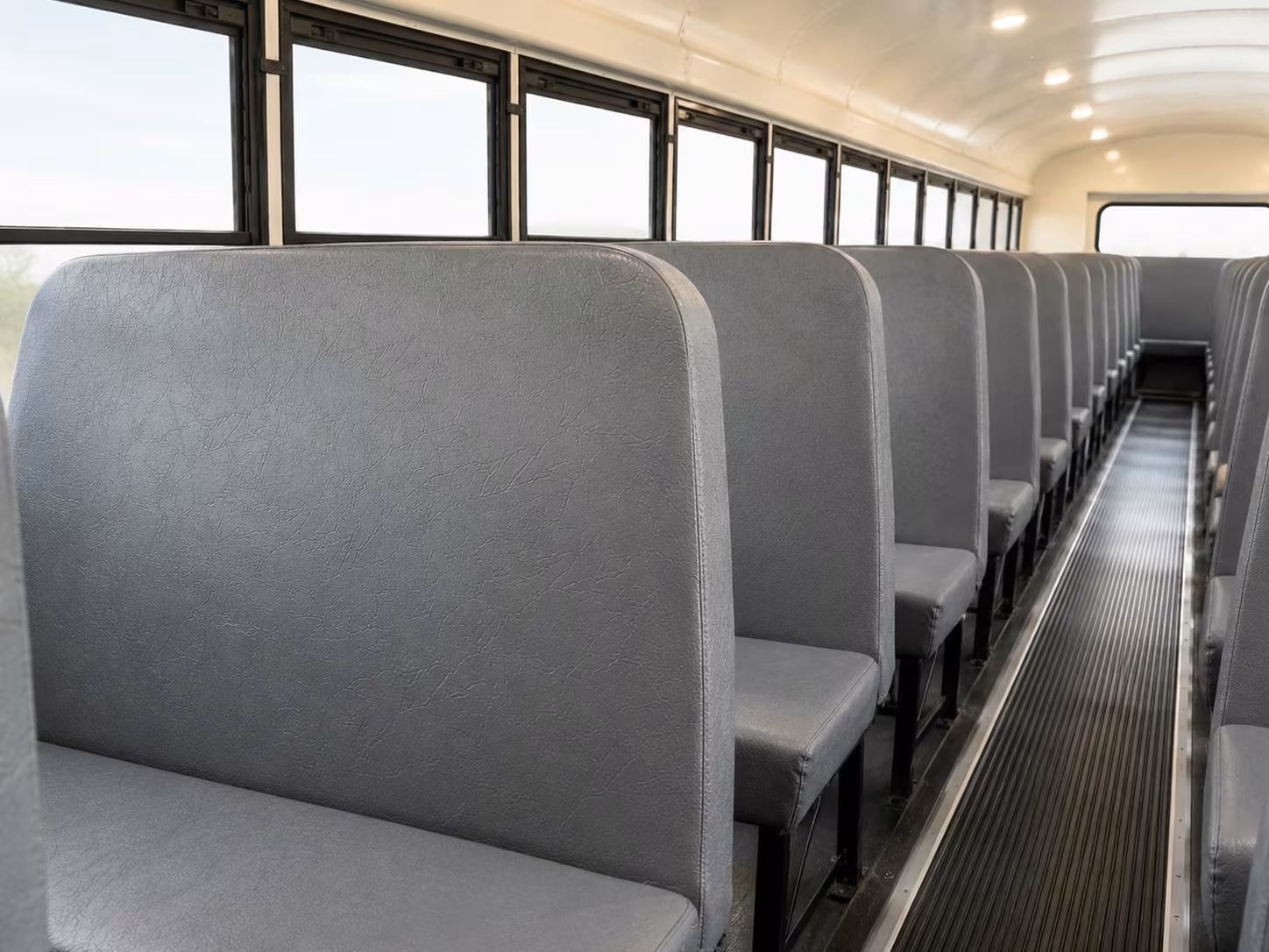 school bus interior