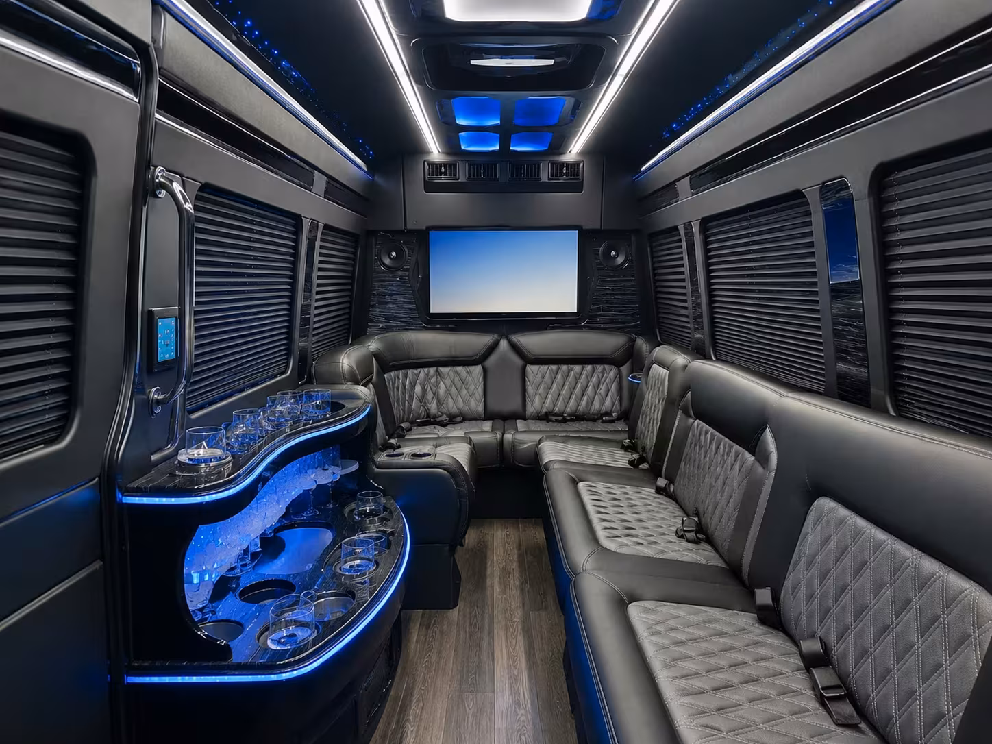 sprinter vans for executive style prom transportation in kissimmee